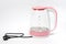 Electric kettle plastic with a glass flask for boiling water