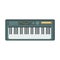 Electric Keyboard, Part Of Musical Instruments Set Of Realistic Cartoon Vector Isolated Illustrations