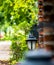 Electric lantern hang on the concrete fence at the local cafe, looks beautiful.