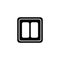 Electric Light Switch Flat Vector Icon