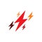 Electric lightning energy group logo design