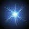 Electric Lightning Starburst Realistic Image