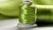 Electric lime sewing thread coil