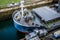 Electric locomotives pull ships in transit through the locks the Panama Canal