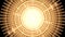 Electric Mandala Gold Bright Animation Loop