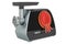 Electric meat grinder with best choice badge, 3D rendering