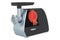 Electric meat grinder with best choice badge, 3D rendering