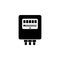 Electric Meter Flat Vector Icon
