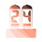 Electric Numeral Lamp Icon