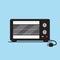 Electric ovens vector design.