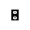 Electric plugins of wall icon and simple flat symbol for website,mobile,logo,app,UI