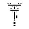 electric poles glyph icon vector illustration