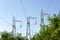 Electric power line towers