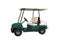 Electric powered golf buggy also used to transport guests at a hotel or resort. Isolated 3d rendering