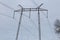 Electric pylons, 330 kV power lines