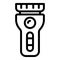 Electric razor icon outline vector. Cosmetic foam