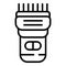 Electric razor icon outline vector. Haircut salon