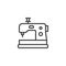 Electric Sewing machine outline icon