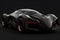 Electric supercar sci fi design, fantastic sports car modern project. Generative Ai