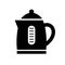 Electric tea kettle vector icon