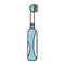 Electric toothbrush dental isolated icon
