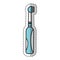 Electric toothbrush dental isolated icon