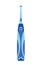 Electric toothbrush dental mockup. Mouth cleaning tool. Isolated icon for web. Oral care and hygiene, healthcare concept