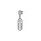 Electric Toothbrush Line Icon