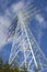 Electric Tower with high voltage cable