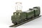 Electric train green toy miniature 2