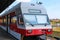 Electric train on Poprad railway station, Slovakia