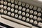 Electric typewriter keyboard