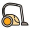 Electric vacuum cleaner icon, outline style