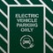 Electric vehicle parking.