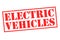 ELECTRIC VEHICLES Rubber Stamp