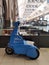 Electric vehicles used by workers at the Retiro railway station in Buenos Aires, Argentina