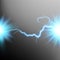 Electrical discharge. Lightning. EPS 10