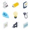 Electrical Equipments Isometric Vectors Pack