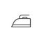 Electrical iron outline icon