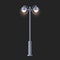 Electrical outdoor street light, lamp. Vector clipart.