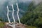 Electrical power pylons are being installed in Norway