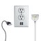 Electrical power socket with USB