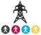 Electrical Pylon - Power Sector - Icon