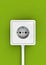 Electrical socket face