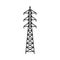 Electrical tower. High voltage electric transmission tower. Electric power