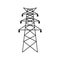 Electrical tower icon