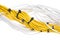 Electrical yellow and white cables