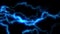 Electricity crackling. Abstract background with electric arcs. Realistic lightning strikes.Thunderstorm with flashing