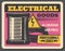 Electricity and electrical goods store, vector