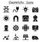 Electricity industrial icons